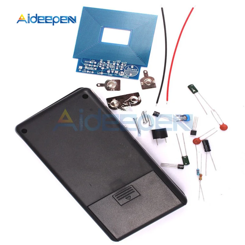 DIY Simple Metal Detector Kit DC 3V-5V Electronic Metal Sensor Module Induction Suite Metal Locator With Case
DIY Simple Metal Detector Kit DC 3V-5V Electronic Metal Sensor Module Induction Suite Metal Locator With Case