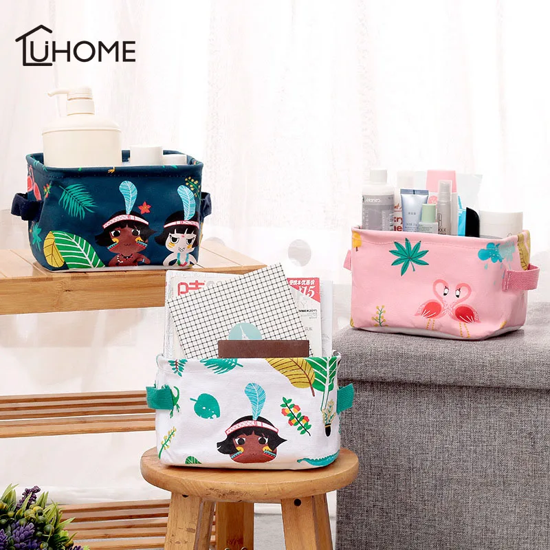 Plant Cotton Linen Desk Storage Box Holder Jewelry Cosmetic Stationery Organizer Case Foldable Houseold Portable Storage Basket
Plant Cotton Linen Desk Storage Box Holder Jewelry Cosmetic Stationery Organizer Case Foldable Houseold Portable Storage Basket