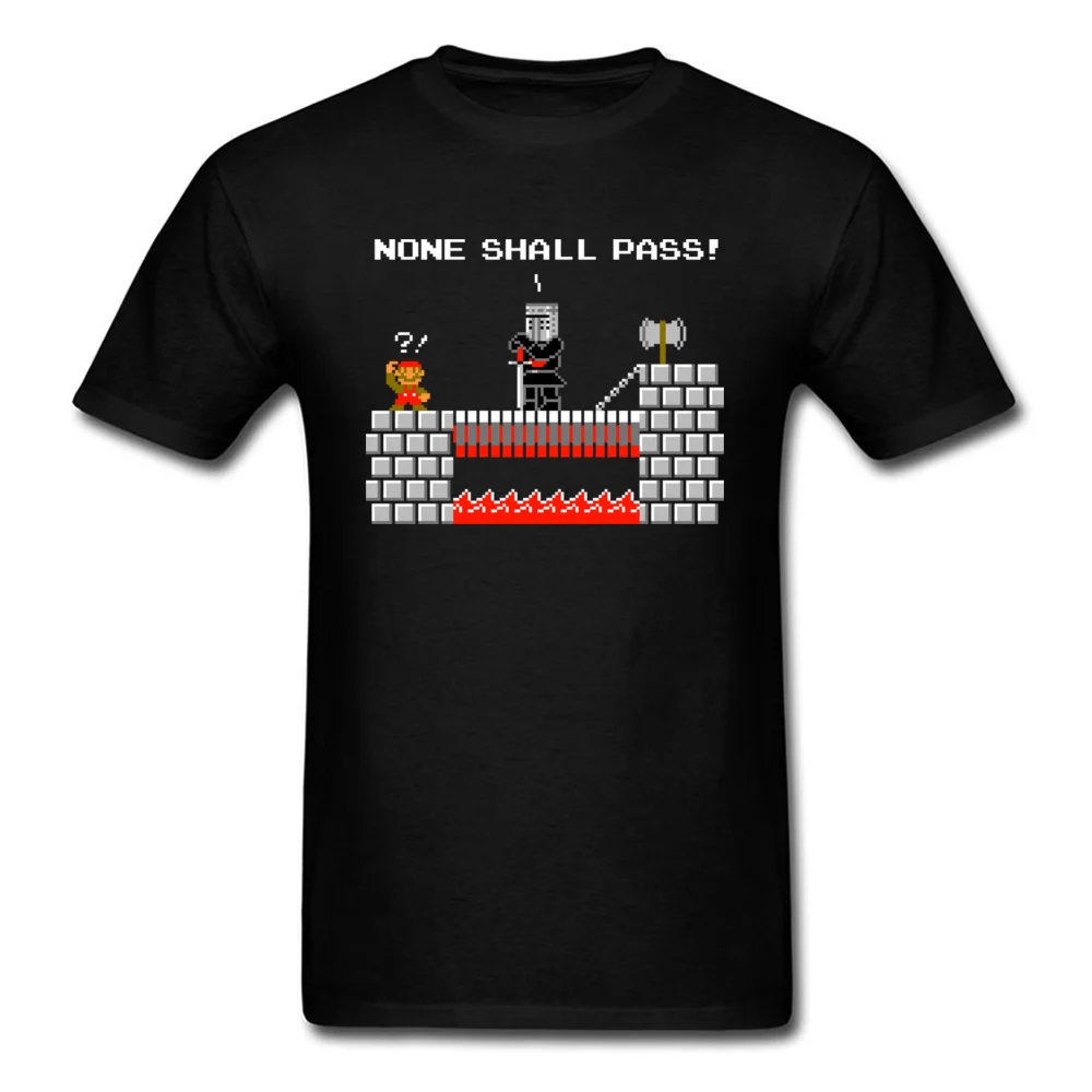None Shall Pass Including Plumbers T-shirt Men Funny T Shirt Super Mario Tops Cartoon Tees 80s Game Clothes Black Tshirt
None Shall Pass Including Plumbers T-shirt Men Funny T Shirt Super Mario Tops Cartoon Tees 80s Game Clothes Black Tshirt