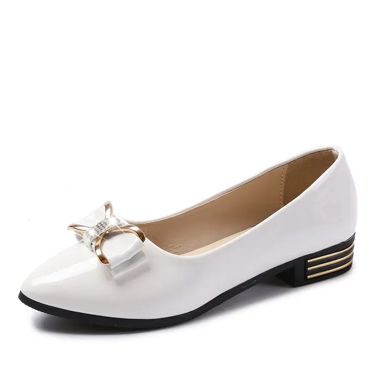 2018 spring Korean women's shoes low heel wild pointed bow shallow mouth flat shoes casual small shoes
2018 spring Korean women's shoes low heel wild pointed bow shallow mouth flat shoes casual small shoes