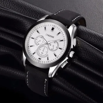 2017 OUKESHI Fashion Chronograph Mens Wrist Watches Luxury Leather Waterproof Sport Quartz Watch for Man Hour Relogio Masculino
2017 OUKESHI Fashion Chronograph Mens Wrist Watches Luxury Leather Waterproof Sport Quartz Watch for Man Hour Relogio Masculino