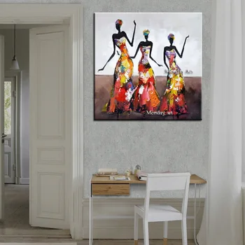 Handpainted modern Africa dance Women Figure Oil Paintings on Canvas Home Decoration Wall Art Large Knife Pictures for bedroom
Handpainted modern Africa dance Women Figure Oil Paintings on Canvas Home Decoration Wall Art Large Knife Pictures for bedroom