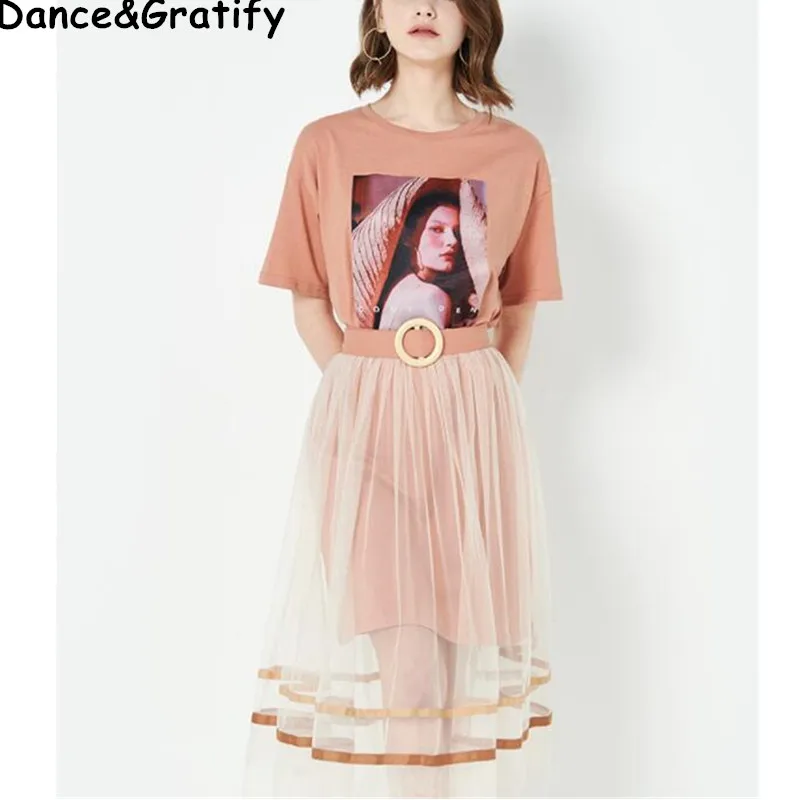 2019 Summer New Arrival Women Girls Print Character Mini Shirt Dress + High Waist Mesh Long Midi Skirt 2 Piece Sets
2019 Summer New Arrival Women Girls Print Character Mini Shirt Dress + High Waist Mesh Long Midi Skirt 2 Piece Sets