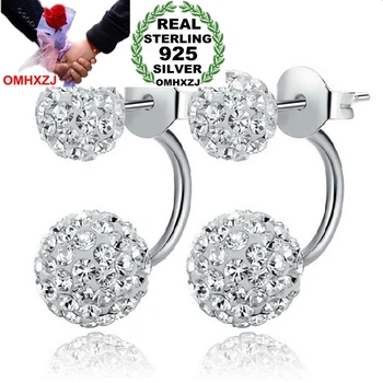 OMHXZJ Wholesale Fashion jewelry AAA zircon Full drill kpop round ball beads star real 925 sterling silver Stud Earrings YS126
OMHXZJ Wholesale Fashion jewelry AAA zircon Full drill kpop round ball beads star real 925 sterling silver Stud Earrings YS126