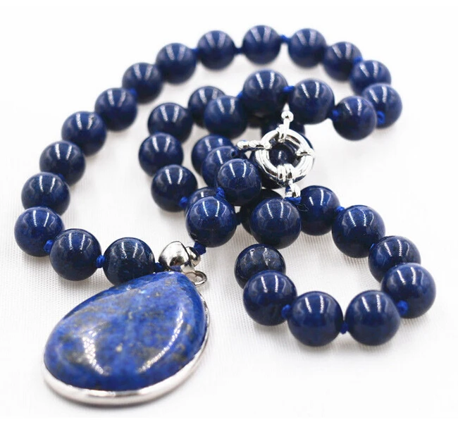 Hot sell -New 8mm Natural Egyptian Lapis Lazuli 28x36mm pendant Necklace 18'' -Bridal jewelry free shipping
Hot sell -New 8mm Natural Egyptian Lapis Lazuli 28x36mm pendant Necklace 18'' -Bridal jewelry free shipping