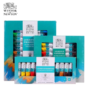 Acrylic Paint Set Professional Paints for Painting Canvas Wood Clay Fabric Nail Art 10ml Tube 12/18/24 Color Set
Acrylic Paint Set Professional Paints for Painting Canvas Wood Clay Fabric Nail Art 10ml Tube 12/18/24 Color Set