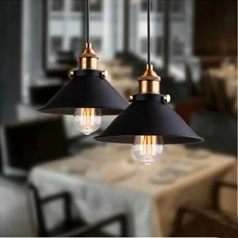 Nordic retro lights black vintage industrial pendant light iron lampshade loft edison lamp metal cage dining room Countryside 51
Nordic retro lights black vintage industrial pendant light iron lampshade loft edison lamp metal cage dining room Countryside 51