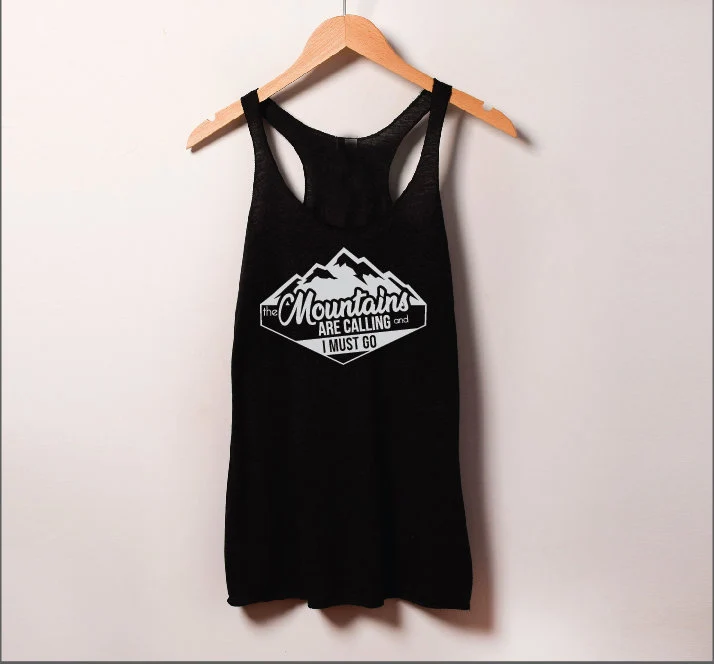 Women Tank Goth Singlet Sleeveless Garment The Mountains Are Calling and I Must Go Racerback Tank Vest Graphic Camis
Women Tank Goth Singlet Sleeveless Garment The Mountains Are Calling and I Must Go Racerback Tank Vest Graphic Camis