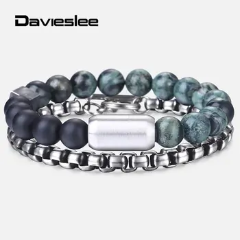 8" Matte Black Bead Bracelet for Men Polar Stainless Steel Box Link Chain Wristband New Arrival Jewelry 2Pcs/Set DDLBF28
8" Matte Black Bead Bracelet for Men Polar Stainless Steel Box Link Chain Wristband New Arrival Jewelry 2Pcs/Set DDLBF28