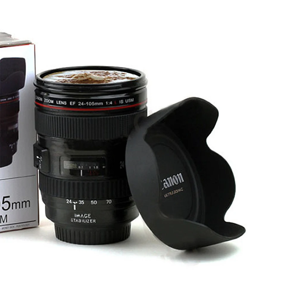 New Caniam SLR Camera Lens 24-105mm 1:1 Scale Plastic Coffee Tea MUG 400ML Creative Cups And Mugs With Lid
New Caniam SLR Camera Lens 24-105mm 1:1 Scale Plastic Coffee Tea MUG 400ML Creative Cups And Mugs With Lid