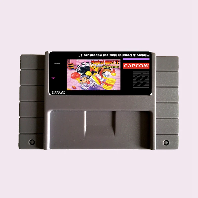 High Quality 16 Bit Mickey to Donald - Magical Adventure 3 NTSC Big Gray Game Card For USA Version Game Player
High Quality 16 Bit Mickey to Donald - Magical Adventure 3 NTSC Big Gray Game Card For USA Version Game Player