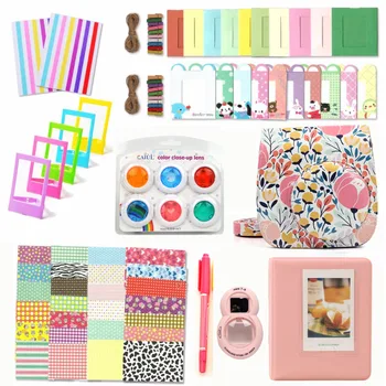 Fujifilm Instax Mini 9 Camera Accessories Case Kit Shoulder Strap Bag Selfie Lens Color Filters Photo Album Film Frames Bundles
Fujifilm Instax Mini 9 Camera Accessories Case Kit Shoulder Strap Bag Selfie Lens Color Filters Photo Album Film Frames Bundles