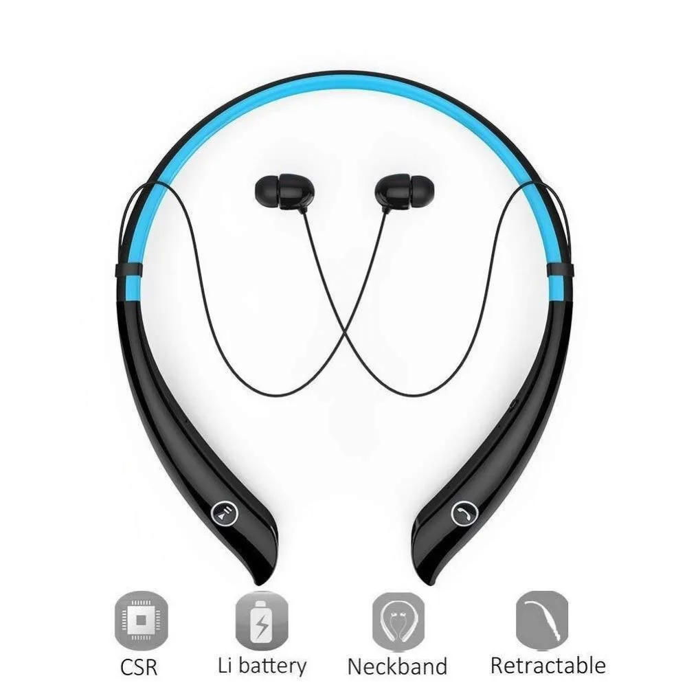 Sports Bluetooth Headset Wireless Headphone Running Waterproof Headset Neckband Handsfree for Cell Phones
Sports Bluetooth Headset Wireless Headphone Running Waterproof Headset Neckband Handsfree for Cell Phones
