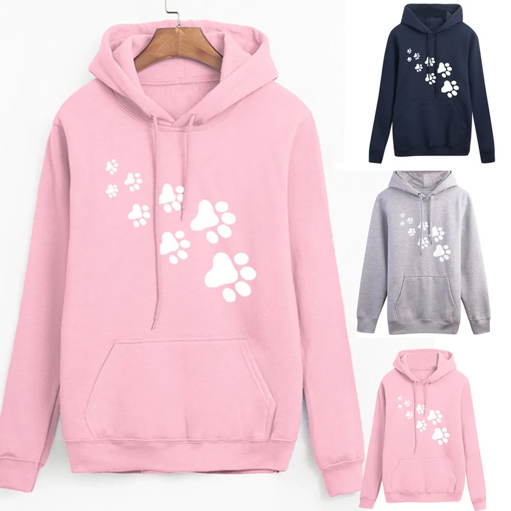 Harajuku Women Printing Footprint Sweatshirt Fashion Round Neck Long Sleeve Casual Ladies Sweatshirt Tops Manteau Femme
Harajuku Women Printing Footprint Sweatshirt Fashion Round Neck Long Sleeve Casual Ladies Sweatshirt Tops Manteau Femme