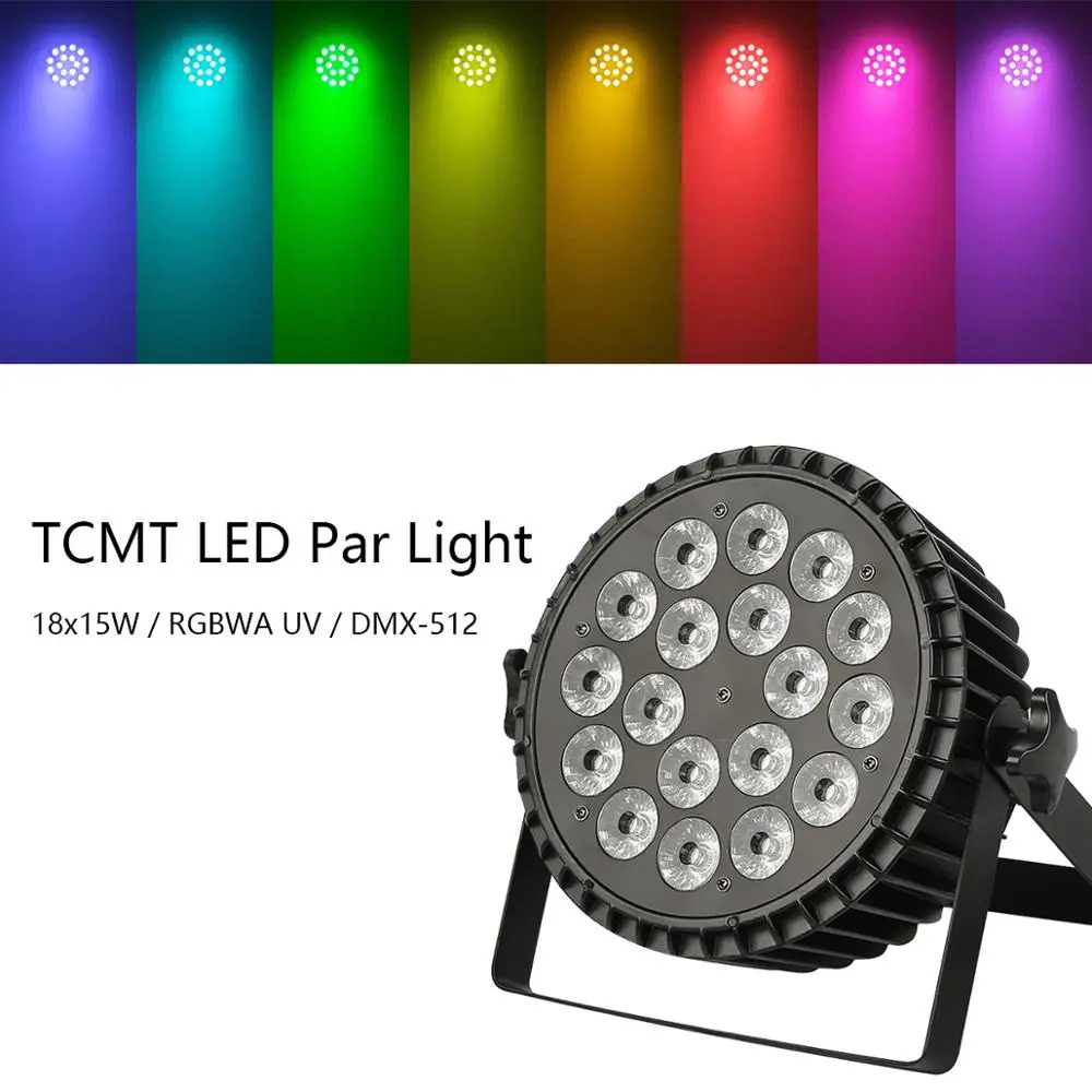 18x15W PAR64 LED Stage Wash Light RGBWA UV 6 In 1 DMX512 Live Show DJ Night Club
18x15W PAR64 LED Stage Wash Light RGBWA UV 6 In 1 DMX512 Live Show DJ Night Club