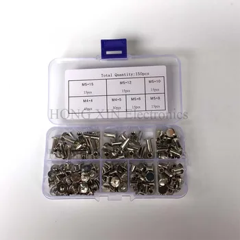 Chicago Screws Financial book screw 150pcs/set Snap Rivet Books Butt Screw Photo Album Binding Screw Nickel Plated Books Nails
Chicago Screws Financial book screw 150pcs/set Snap Rivet Books Butt Screw Photo Album Binding Screw Nickel Plated Books Nails