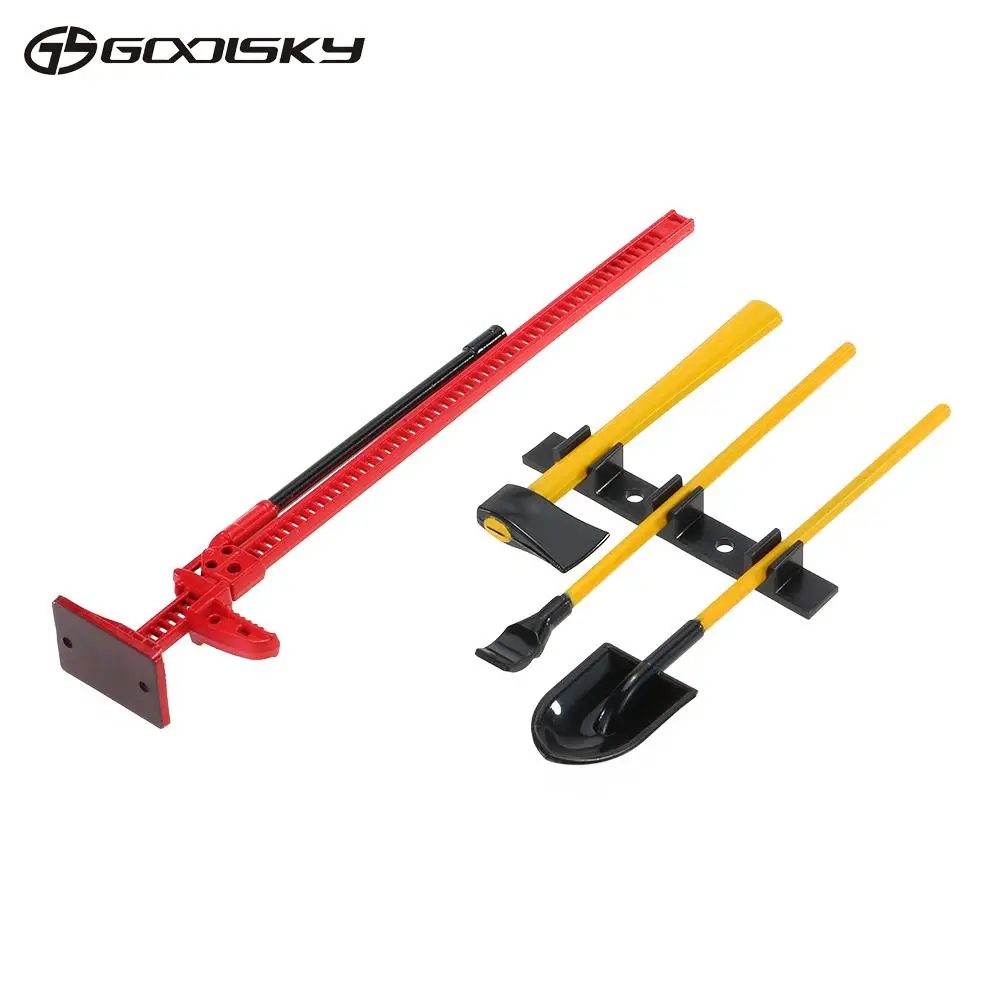 GoolSky 4Pcs 10009A Simulation RC Decoration Tools Set Kit RC Parts Accessories for 1:10 RC Car Rock Crawler Red
GoolSky 4Pcs 10009A Simulation RC Decoration Tools Set Kit RC Parts Accessories for 1:10 RC Car Rock Crawler Red