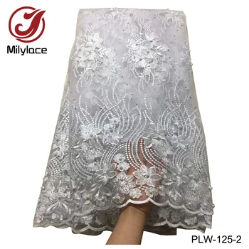 Milylace beads and rhistones african lace fabric high quality 5 yards net lace fabric great decoration for party dresses PLW-125
Milylace beads and rhistones african lace fabric high quality 5 yards net lace fabric great decoration for party dresses PLW-125