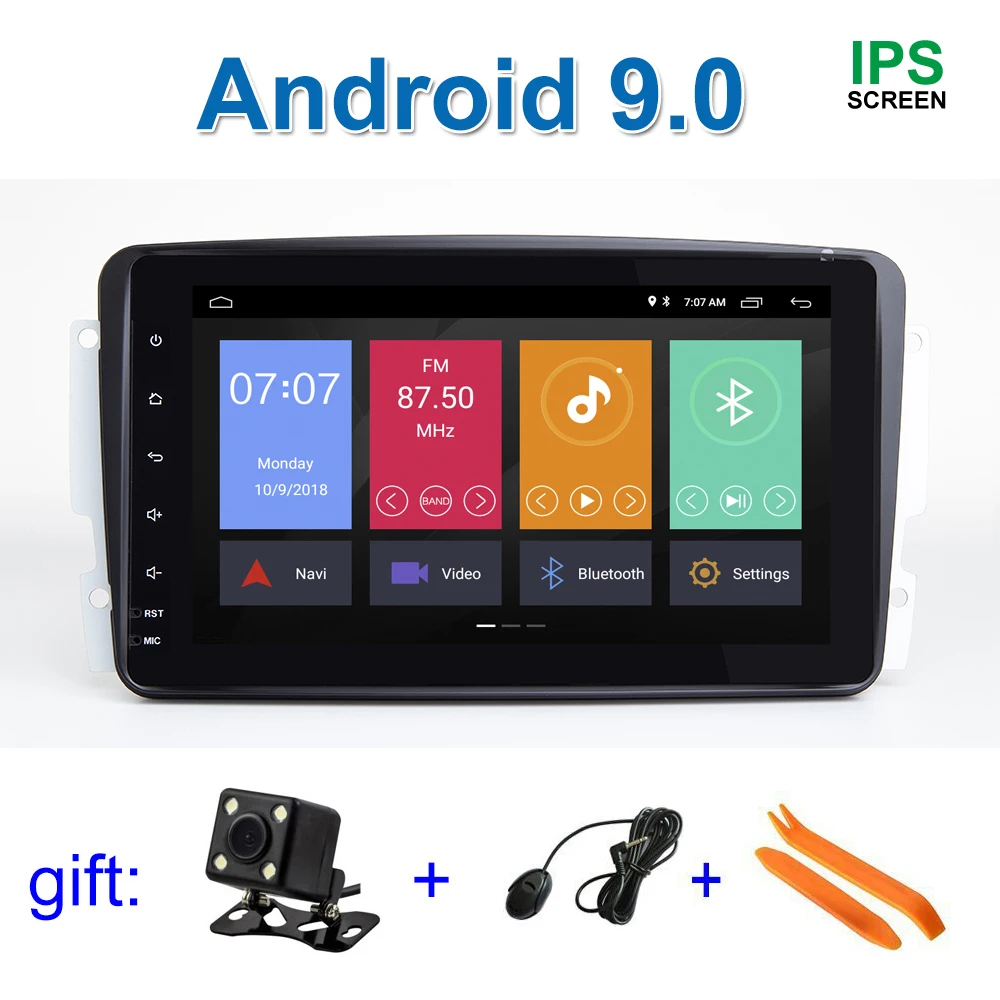 8" IPS DSP Android 9 Car DVD Stereo Multimedia Radio GPS for Mercedes/Benz/W209/W203/M/ML/W163/Viano/W639/Vito
8" IPS DSP Android 9 Car DVD Stereo Multimedia Radio GPS for Mercedes/Benz/W209/W203/M/ML/W163/Viano/W639/Vito
