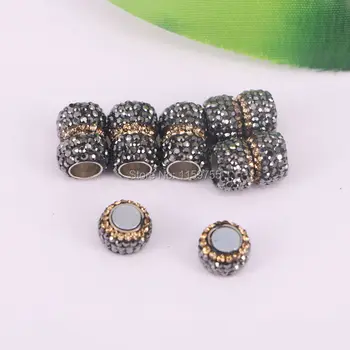 15x11mm Rhinestone Crystal Paved Magnetic Clasp For Bracelet Jewelry Finding Hole Size 6mm
15x11mm Rhinestone Crystal Paved Magnetic Clasp For Bracelet Jewelry Finding Hole Size 6mm