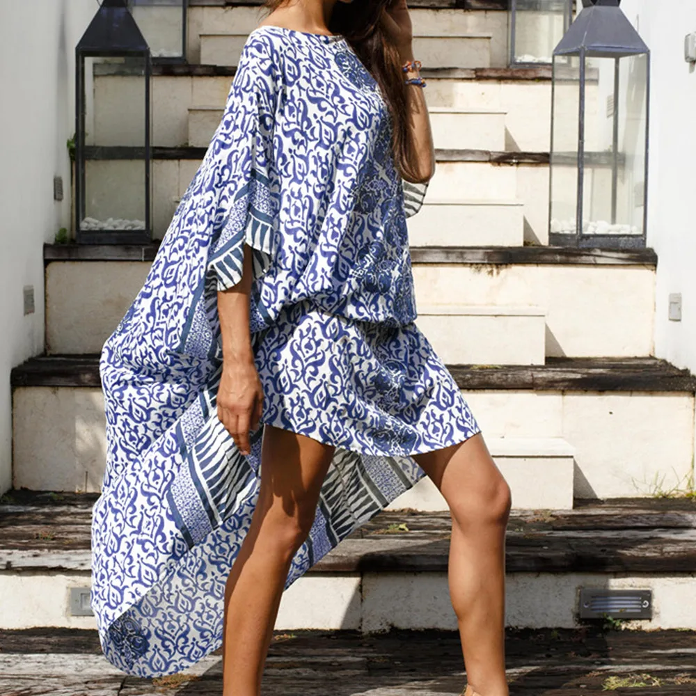 CUPSHE Sexy Off Shoulder Women Summer Long Dress 2019 Beach Geo Print Batwing Sleeve Loose Cover Up Vestidos Loose Kaftan
CUPSHE Sexy Off Shoulder Women Summer Long Dress 2019 Beach Geo Print Batwing Sleeve Loose Cover Up Vestidos Loose Kaftan
