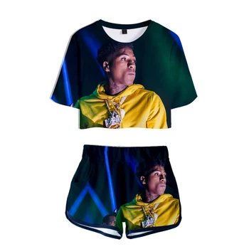 Blueface Printed Women two piece set New game Oversize Navel short sleeve and Blueface Short Hip Hop O-neck Summer Set
Blueface Printed Women two piece set New game Oversize Navel short sleeve and Blueface Short Hip Hop O-neck Summer Set