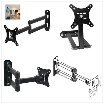 1Pcs LCD LED TV Wall Mount PC Monitor TV Holder Rotated TV Wall Bracket Tilt Swivel Plasma TV Wall Holder Universal
1Pcs LCD LED TV Wall Mount PC Monitor TV Holder Rotated TV Wall Bracket Tilt Swivel Plasma TV Wall Holder Universal