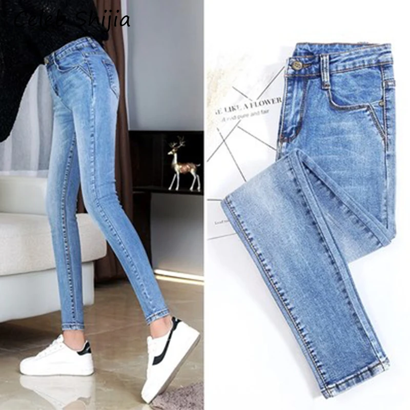 New jeans woman blue black high waist skinny elastic slim jeans for Woman summer autumn ladies trousers denim pants plus size
New jeans woman blue black high waist skinny elastic slim jeans for Woman summer autumn ladies trousers denim pants plus size