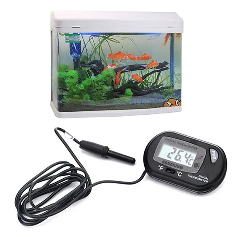 1 Pcs Digital LCD Home Fish Tank Aquarium Terrarium Marine Thermometer Black Brand Thermometer
1 Pcs Digital LCD Home Fish Tank Aquarium Terrarium Marine Thermometer Black Brand Thermometer