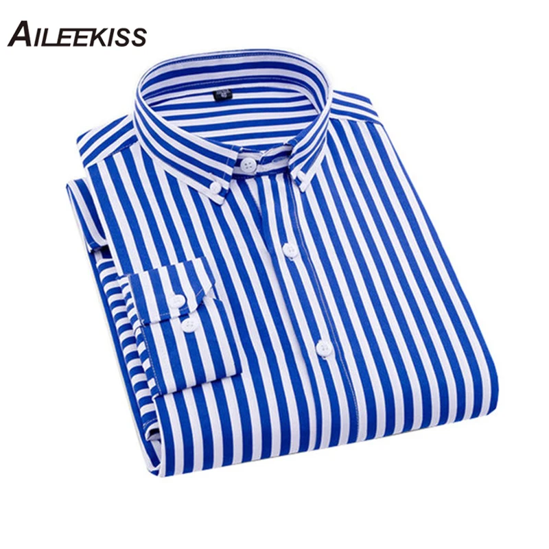 AILEEKISS 2019 Brand New Camisa Masculina Mens Shirts Male Casual Social Shirt Striped Long Sleeves Slim Fit 4XL 12colors XT717
AILEEKISS 2019 Brand New Camisa Masculina Mens Shirts Male Casual Social Shirt Striped Long Sleeves Slim Fit 4XL 12colors XT717