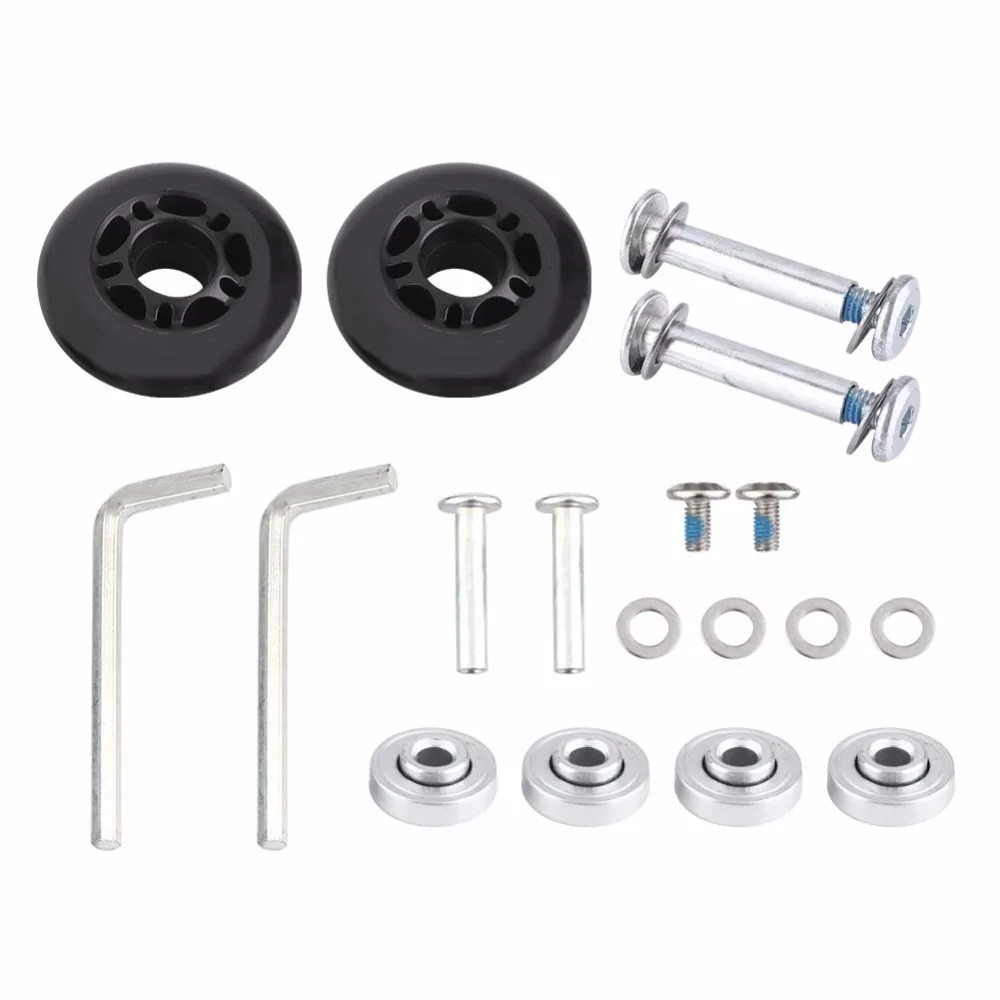 1 Set Luggage Wheel Suitcase Replacement kit Axles Wrench Bearing Wheel O.D 40/45/50/70mm
1 Set Luggage Wheel Suitcase Replacement kit Axles Wrench Bearing Wheel O.D 40/45/50/70mm