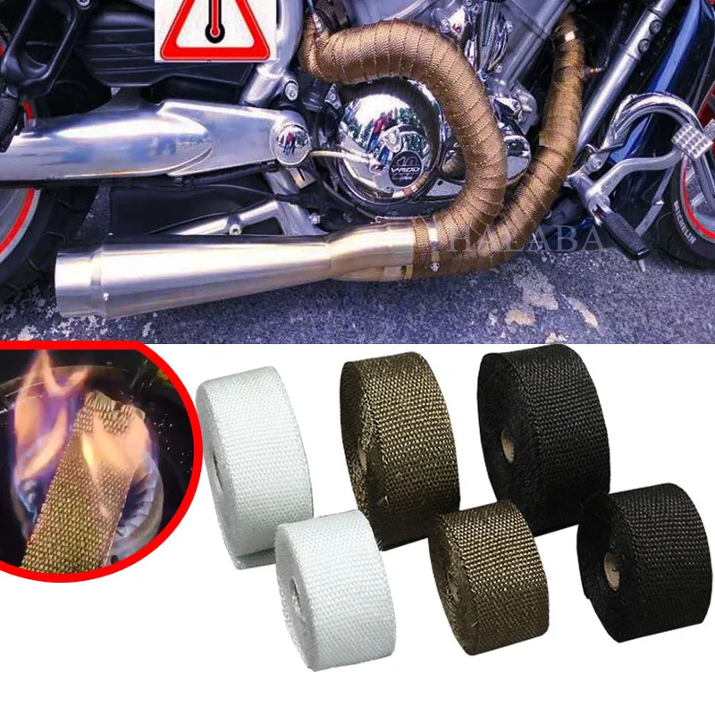 Motorcycle Car Exhaust Header Pipe Heat Protection Wrap Fireproofing Insulation Roll Tape Virgin Glass Fiber FREE SHIPPING
Motorcycle Car Exhaust Header Pipe Heat Protection Wrap Fireproofing Insulation Roll Tape Virgin Glass Fiber FREE SHIPPING