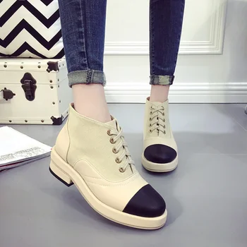 New Ankle Boots PU Leather Martin Boots Nice Autumn Winter Boots Women Pointed Toe Lace Fashion Short Botas Mujer Zapatos Mujer
New Ankle Boots PU Leather Martin Boots Nice Autumn Winter Boots Women Pointed Toe Lace Fashion Short Botas Mujer Zapatos Mujer