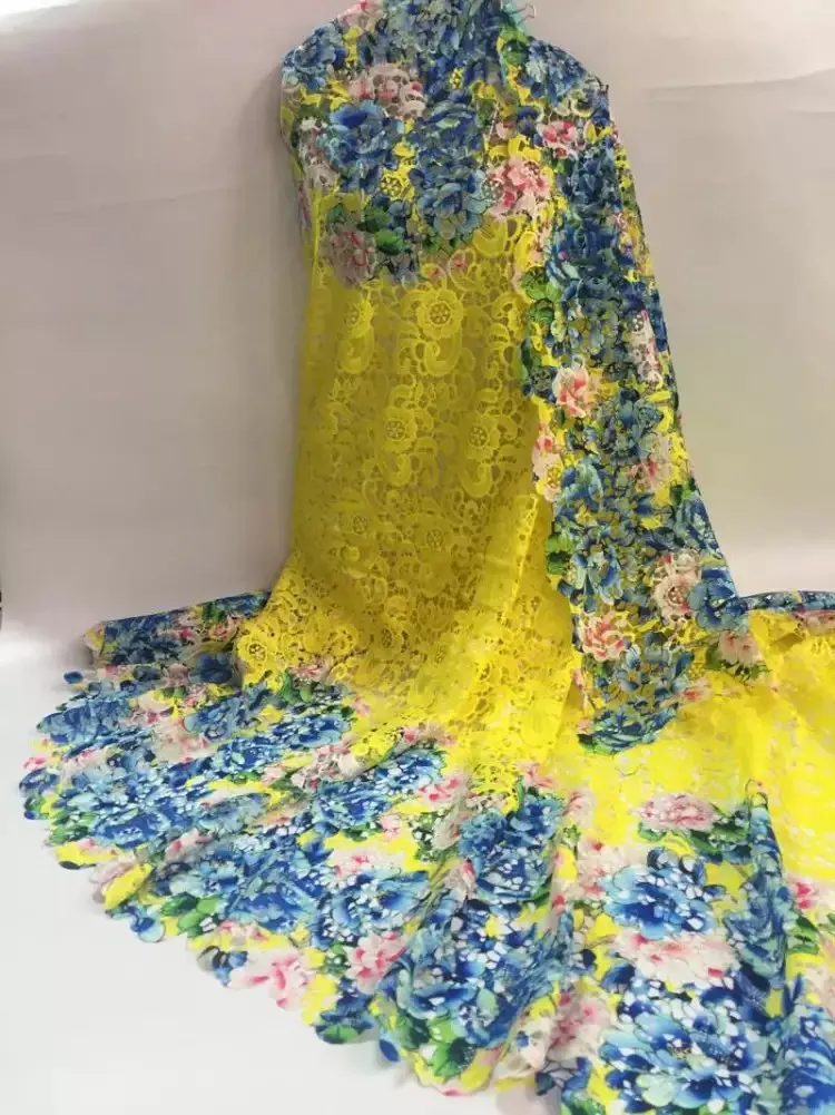 NY2-1 5yards African Lace Fabric 3D Floral Embroidered Cord Lace Fabric Bride Wedding/ nigeria lace applique yellow\ blue
NY2-1 5yards African Lace Fabric 3D Floral Embroidered Cord Lace Fabric Bride Wedding/ nigeria lace applique yellow\ blue