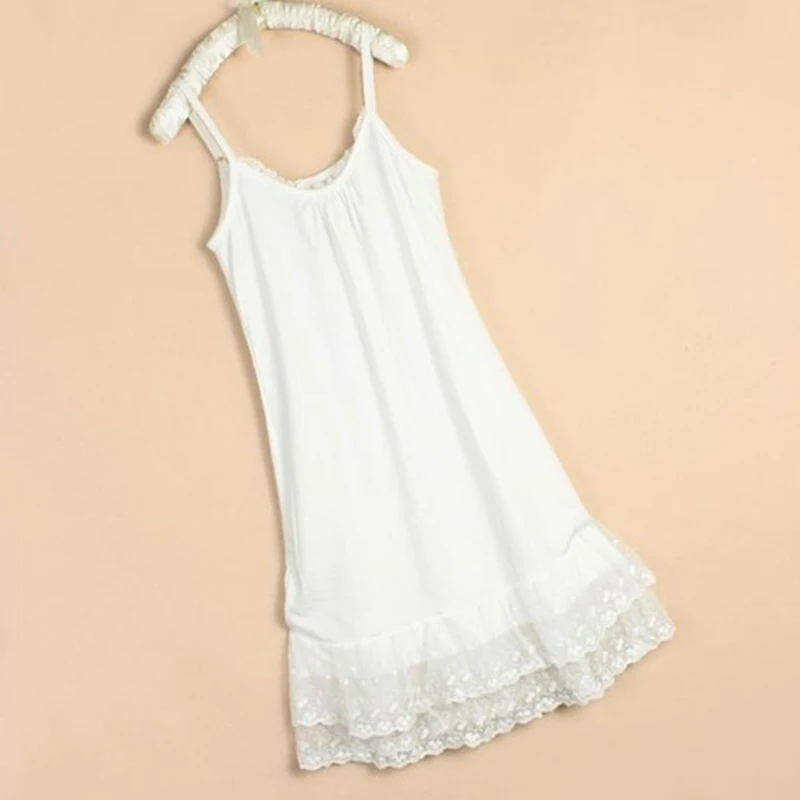 2016 summer style women's slim cotton lace with flowers slip basic spaghetti strap basic dress plus size underskirt ZY1221
2016 summer style women's slim cotton lace with flowers slip basic spaghetti strap basic dress plus size underskirt ZY1221