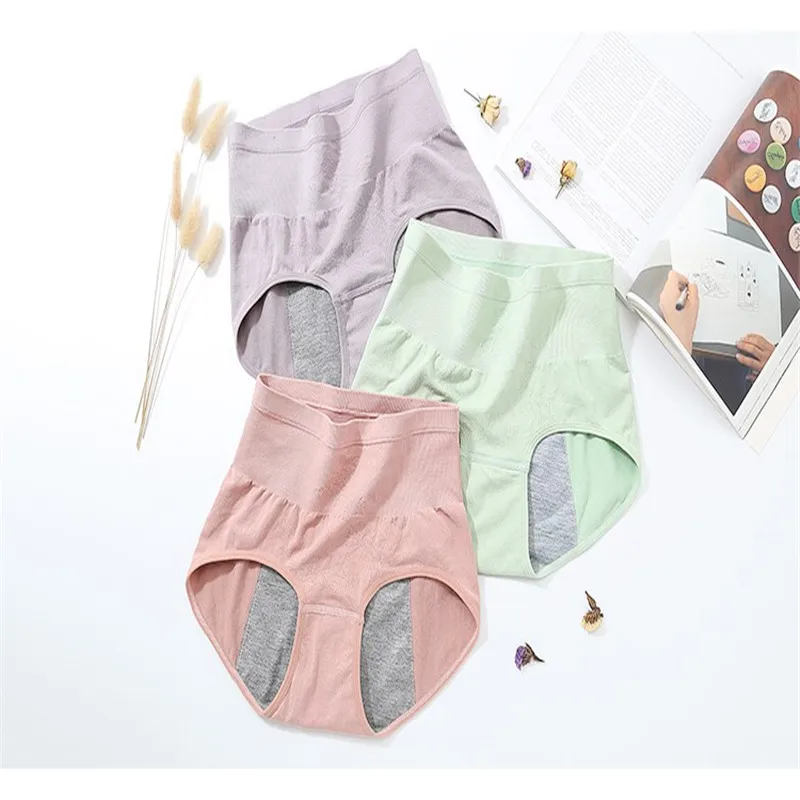 High Waist Menstrual Leak Proof Protective Organic Cotton Underwear Briefs Physiological Period Women Panties
High Waist Menstrual Leak Proof Protective Organic Cotton Underwear Briefs Physiological Period Women Panties