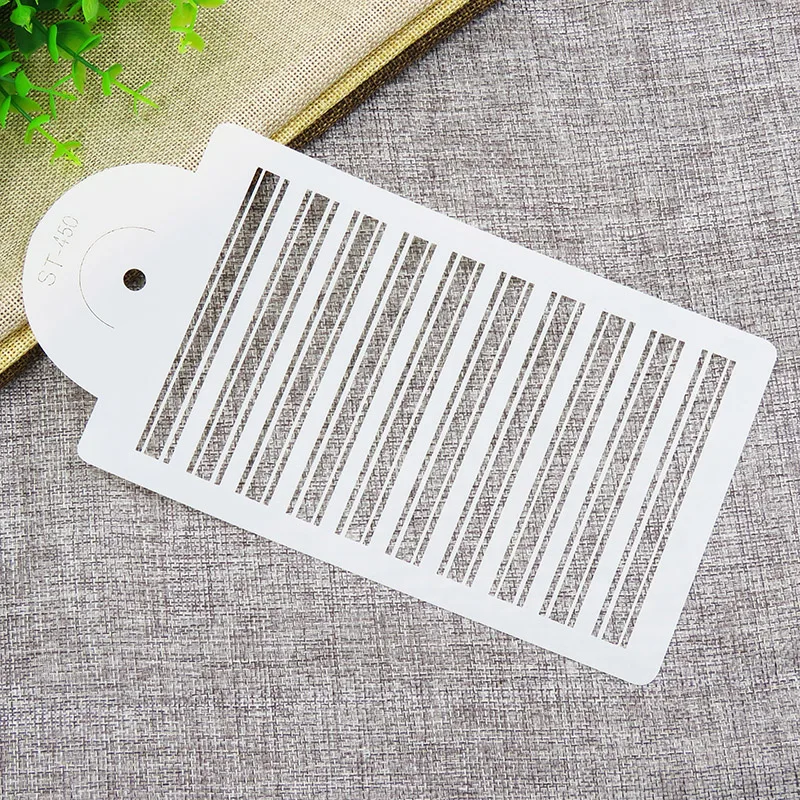 Small Stripe Cake Decorating Stencil Plastic Template Mold for Cake Decoration Air Brush Stencils Fondant Baking Tools ST-450
Small Stripe Cake Decorating Stencil Plastic Template Mold for Cake Decoration Air Brush Stencils Fondant Baking Tools ST-450