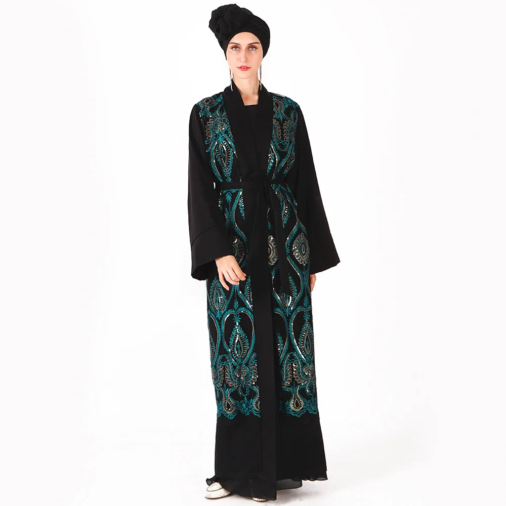 Long Robes Jubah Middle East Ramadan Arab Islamic Prayer Luxury Muslim Sequins Abaya Embroidery Maxi Dress Cardigan Tunic Kimono
Long Robes Jubah Middle East Ramadan Arab Islamic Prayer Luxury Muslim Sequins Abaya Embroidery Maxi Dress Cardigan Tunic Kimono