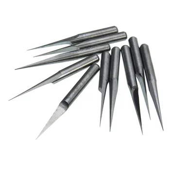 10Pcs/Set 0.1mm 10 Degree Carbide PCB Acrylic ABS Copper Engraving CNC Bit Router Tool Electronic tools Accessories
10Pcs/Set 0.1mm 10 Degree Carbide PCB Acrylic ABS Copper Engraving CNC Bit Router Tool Electronic tools Accessories