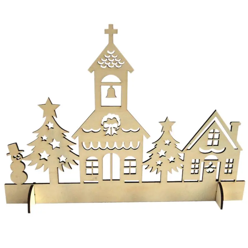 Wooden House Christmas Ornaments New Year Party Supplies DIY Crafts Navidad Christmas Pendant Tree Decorations For Home
Wooden House Christmas Ornaments New Year Party Supplies DIY Crafts Navidad Christmas Pendant Tree Decorations For Home
