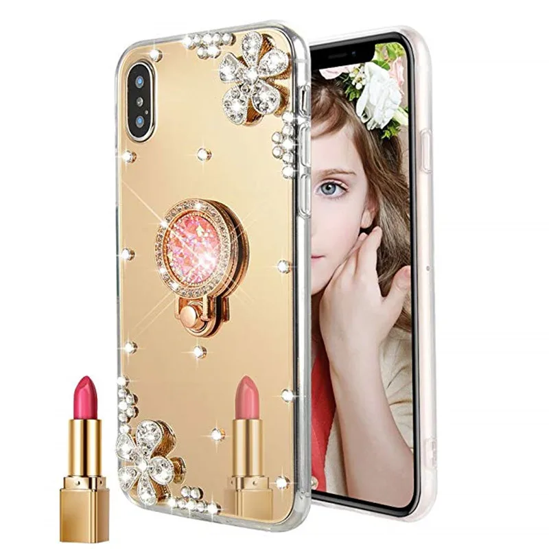 Для Huawei P20 lite mate 20 10 9 pro Чехол telefon P Smart plus P9 P10 8C honor 8 7a зеркальный блестящий