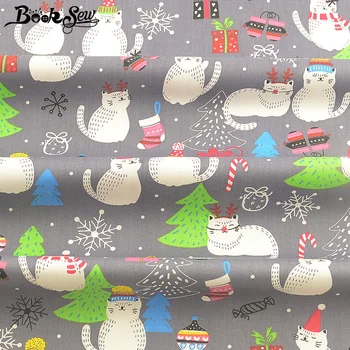 Booksew Baby Fabric Dye 100% Cotton Gray Tissue Fat Quarter Patchwork Sewing Material Textile Printed Christmas Cartoon Cat Type
Booksew Baby Fabric Dye 100% Cotton Gray Tissue Fat Quarter Patchwork Sewing Material Textile Printed Christmas Cartoon Cat Type