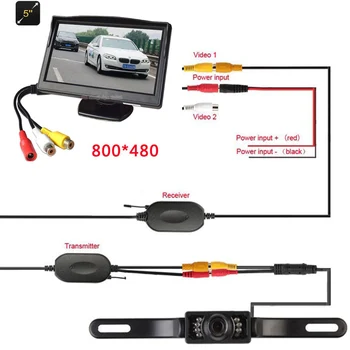 5" TFT Car Monitor Car TFT LCD Screen with 2.4g WIRELESS Car Rear View System Backup Reverse Camera 7 LED Night Vision Cam
5" TFT Car Monitor Car TFT LCD Screen with 2.4g WIRELESS Car Rear View System Backup Reverse Camera 7 LED Night Vision Cam