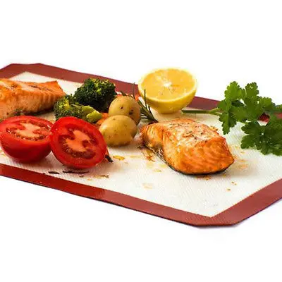 Premium Non-stick Durable Silicone Baking Mat Cookies Sheet Cake Bakeware Sets 300*210*0.7mm
Premium Non-stick Durable Silicone Baking Mat Cookies Sheet Cake Bakeware Sets 300*210*0.7mm