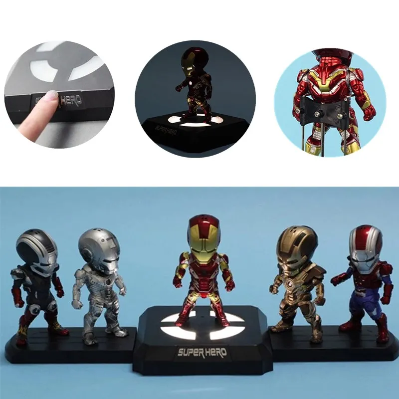 Marvel Iron Man Avengers Action Figure LED Light Base 15cm Anime PVC Statue Figure Collectible Model Toy Homem De Ferro
Marvel Iron Man Avengers Action Figure LED Light Base 15cm Anime PVC Statue Figure Collectible Model Toy Homem De Ferro