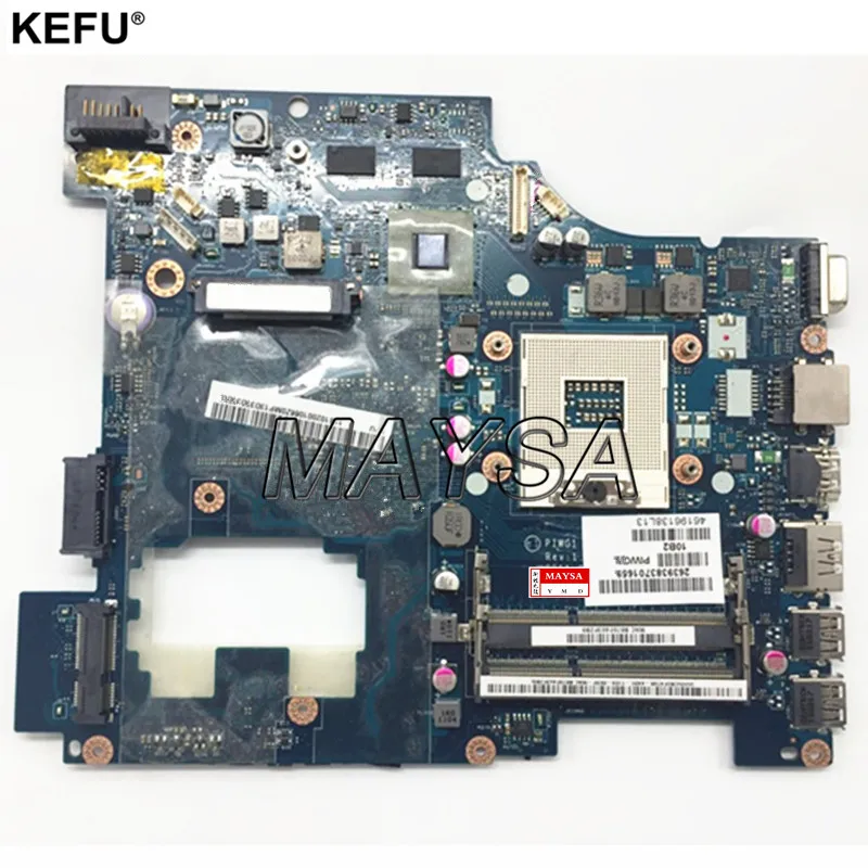 Материнская плата PIWG1 для ноутбука Lenovo IdeaPad G470 материнская HM65 s989 DDR3 w/ HD 6370M 1 ГБ