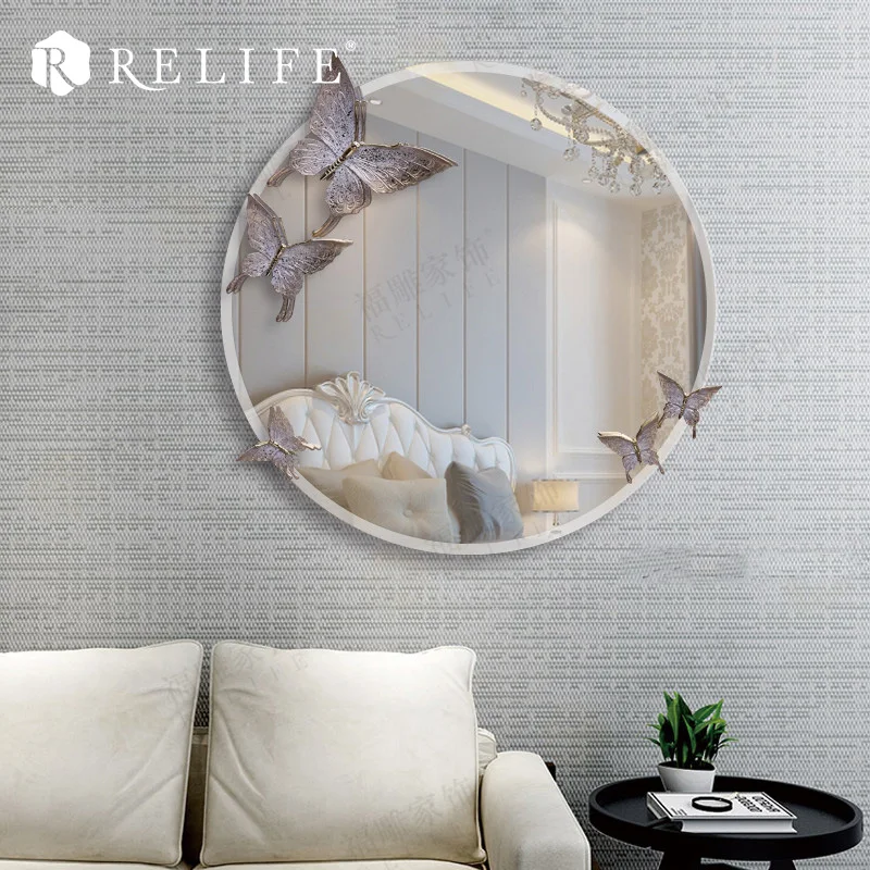 Promotional Acrylic Round Wall Mirror 3D Anti-fog Mirrors for Bathroom Home Decor
Promotional Acrylic Round Wall Mirror 3D Anti-fog Mirrors for Bathroom Home Decor