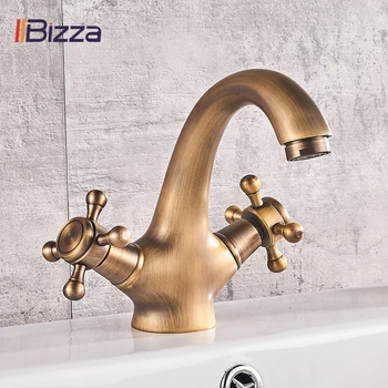 IIBizza Antique Faucet Hot and Cold Water Crane Bronze Brushed Sink Faucets Bathroom Swan Vintage Basin Sink Tap Mixer Crane1106
IIBizza Antique Faucet Hot and Cold Water Crane Bronze Brushed Sink Faucets Bathroom Swan Vintage Basin Sink Tap Mixer Crane1106