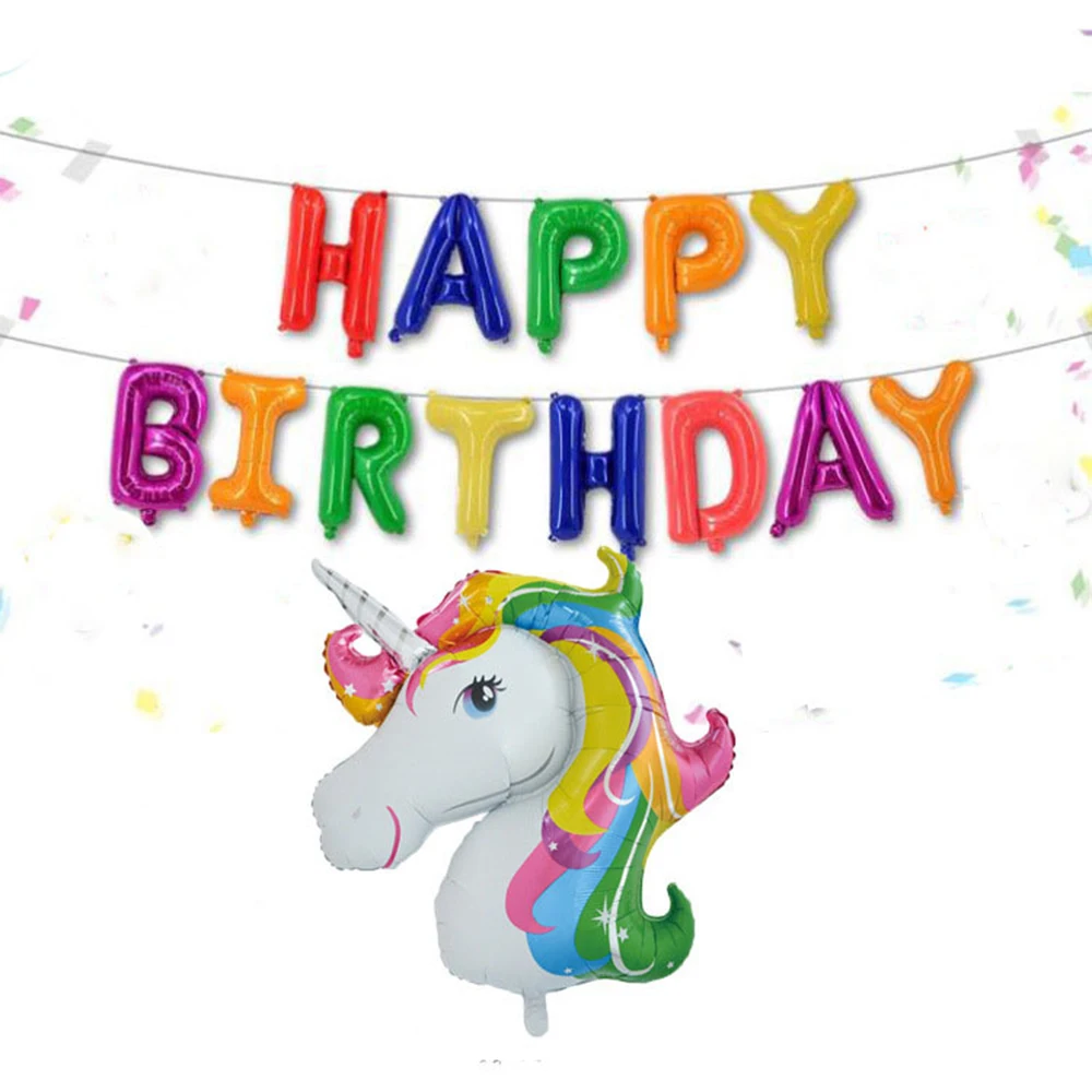 1pc Foil Balloons Set Ballon Unicorn Birthday Party Decorations Kids Commemorative Baby Show Air Balloons
1pc Foil Balloons Set Ballon Unicorn Birthday Party Decorations Kids Commemorative Baby Show Air Balloons