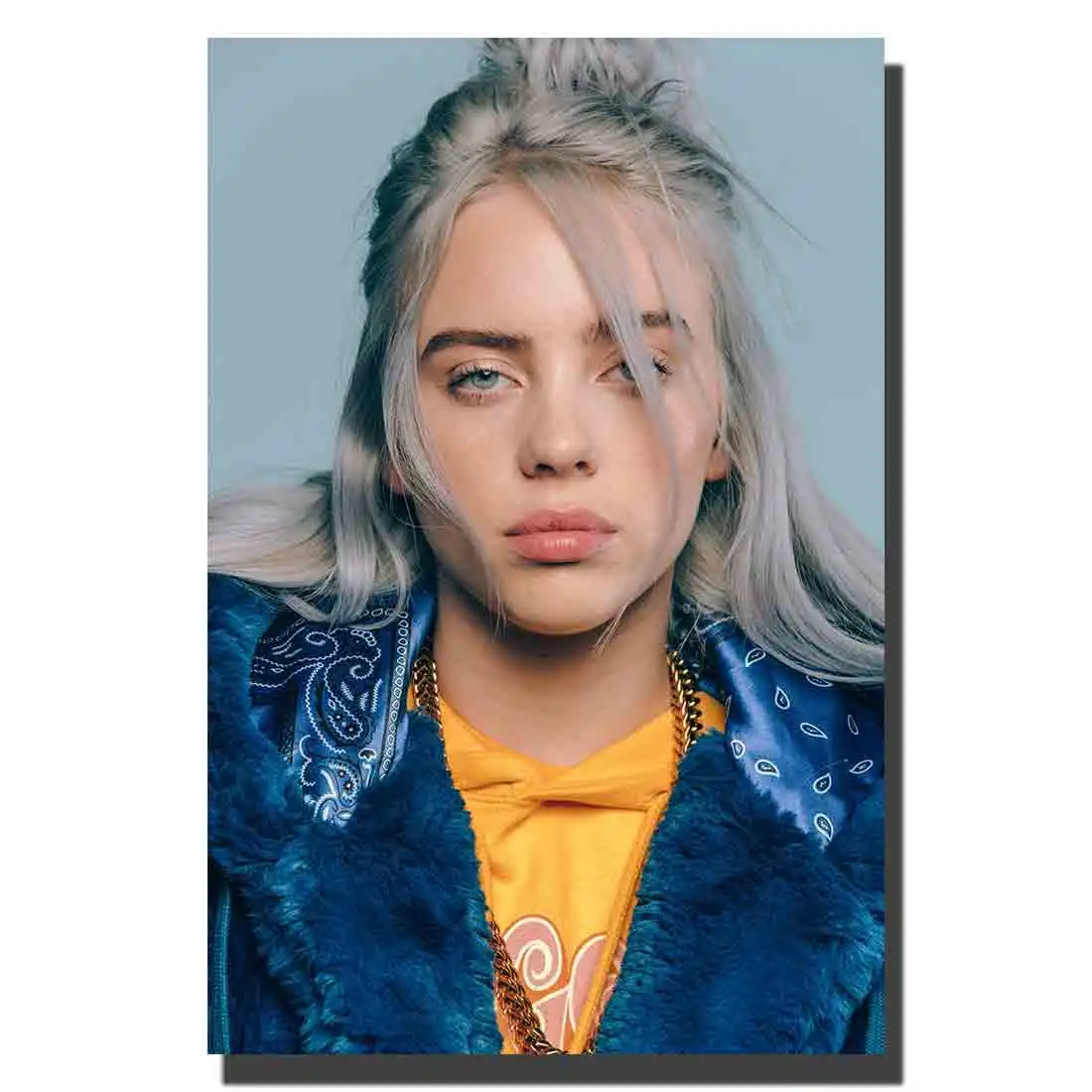 Billie Eilish Ocean Eyes 2019 Music Singer Art Poster Decoration Home Deco12x18 24x36 Living Room Picture Decor canvas painting
Billie Eilish Ocean Eyes 2019 Music Singer Art Poster Decoration Home Deco12x18 24x36 Living Room Picture Decor canvas painting
